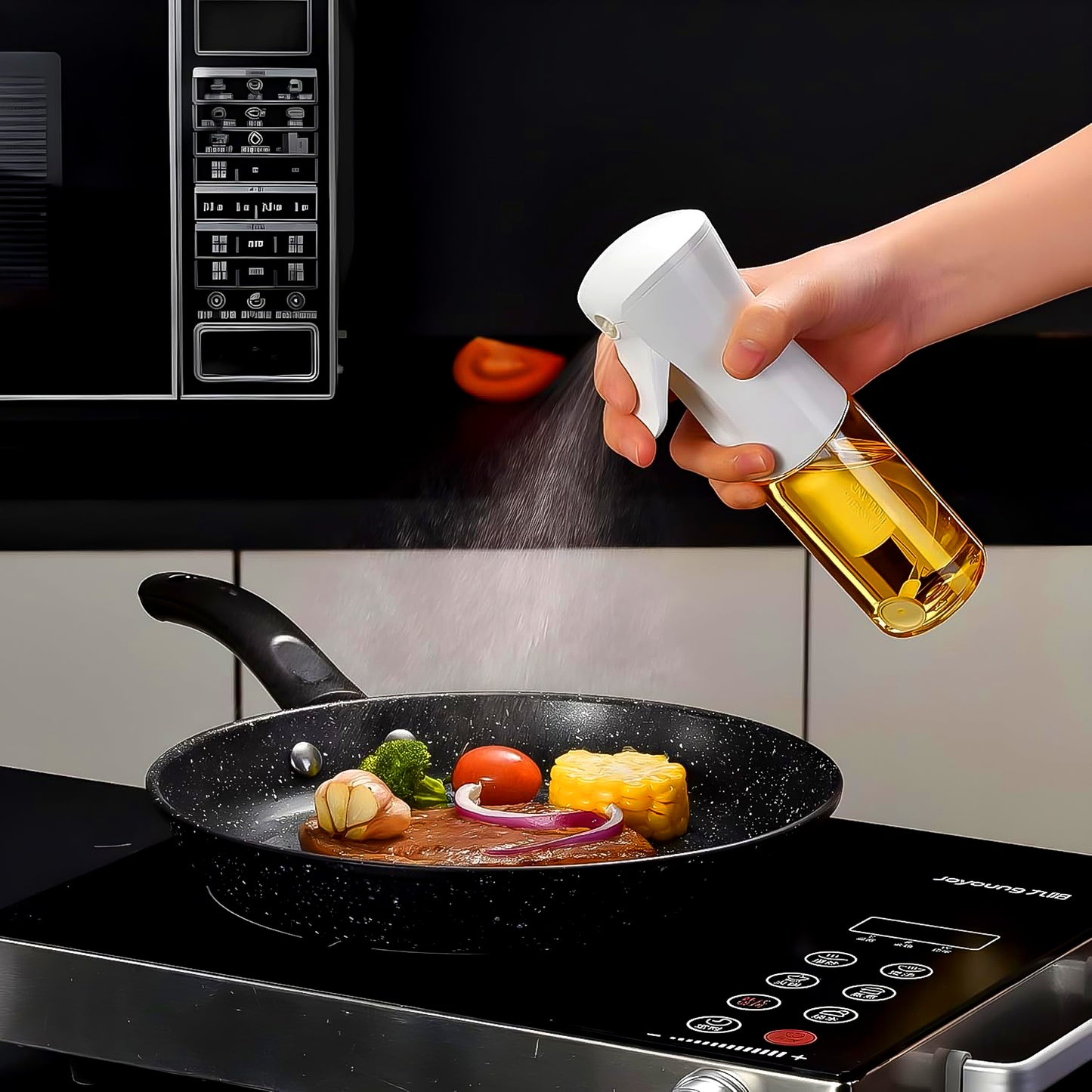 Plastic Oil Spray Bottle - Versatile Kitchen Gadgets (250 Ml Approx With White Box)