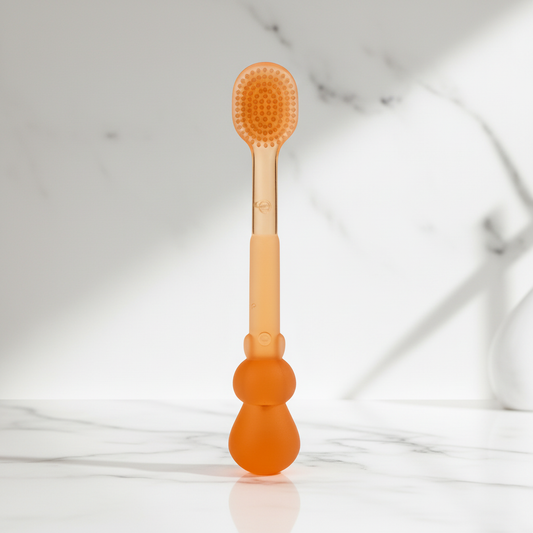 Enhanced Soft Silicone Bristle Oral Care Toothbrush For Baby